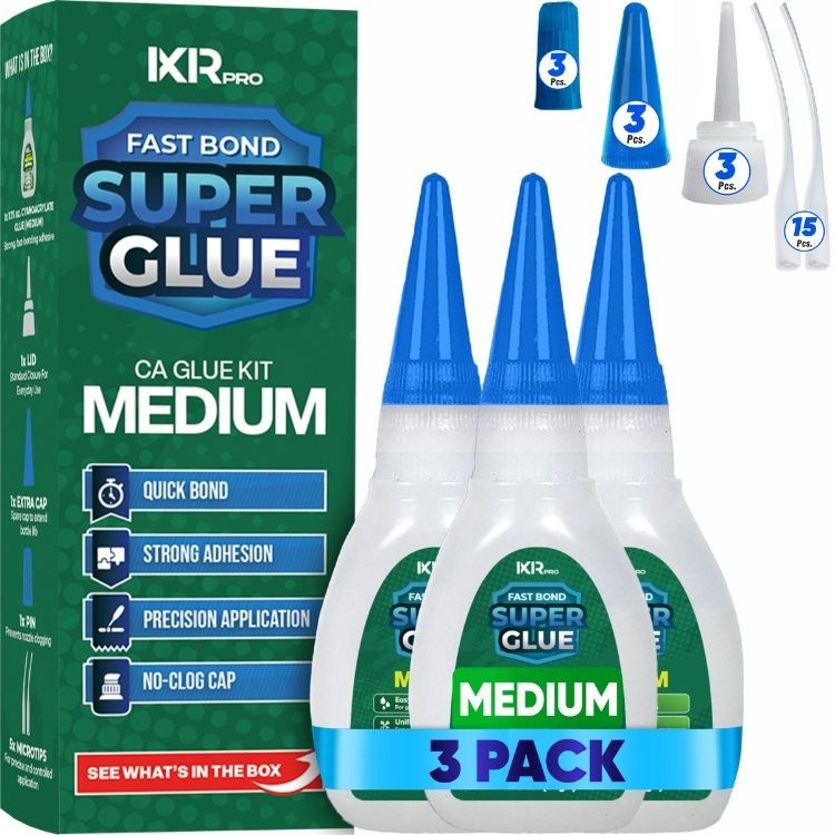 CA Glue Medium Viscosity Kit (3x1.75 oz.)