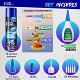 CA Glue Medium Viscosity and Activator