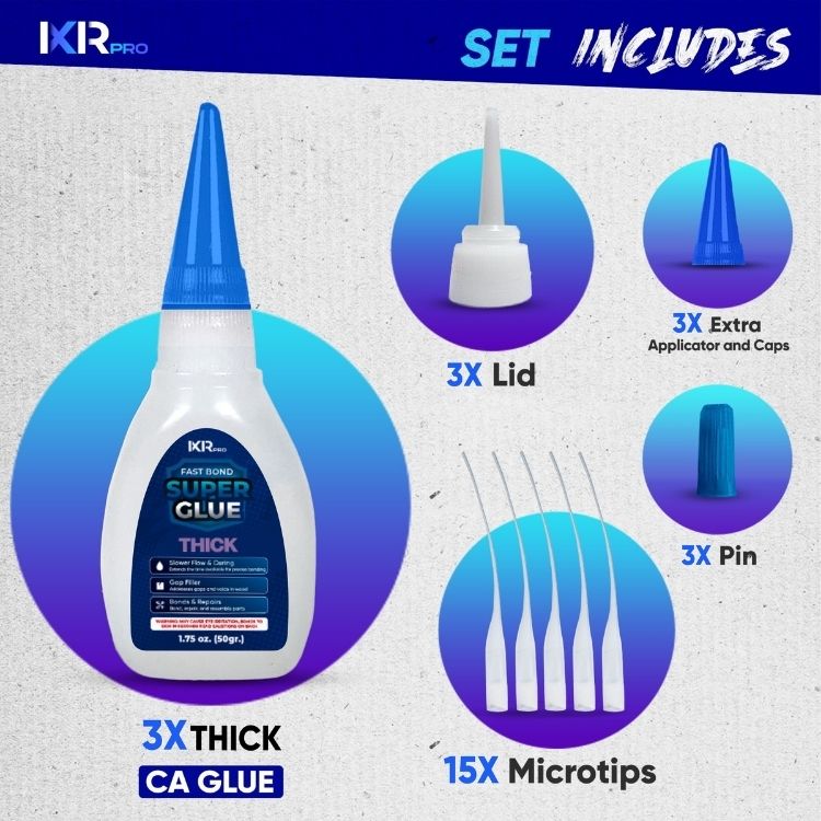 CA Glue Thick Viscosity Kit (3x1.75 oz.)