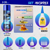CA Glue Thin Viscosity and Activator