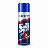 CHEMSPRO Balloon Shine Spray 16.9 oz aerosol can with blue cap on a white background