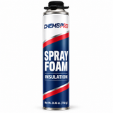 CHEMSPRO 750 g spray foam insulation can on a white background