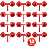 Red Nozzle Set (1-2)(Vertical - Horizontal) for Spray Foam Gun