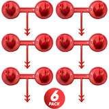 Red Nozzle Set (1-2)(Vertical - Horizontal) for Spray Foam Gun