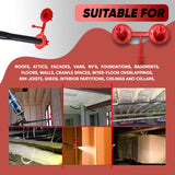 Red Nozzle Set (1-2)(Vertical - Horizontal) for Spray Foam Gun